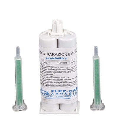 Adesivo 2k per plastica nero 302