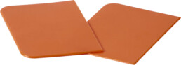 spatola plastica arancione 356b