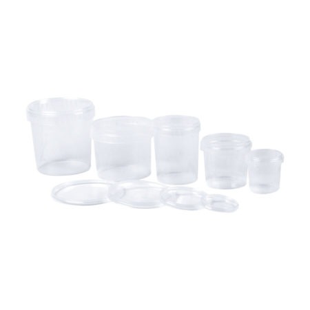 barattolo plastica trasparente 249